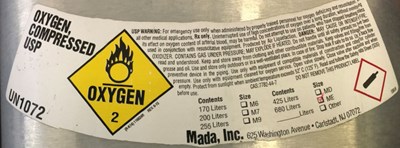 Hp Label (Hp Oxygen Label)